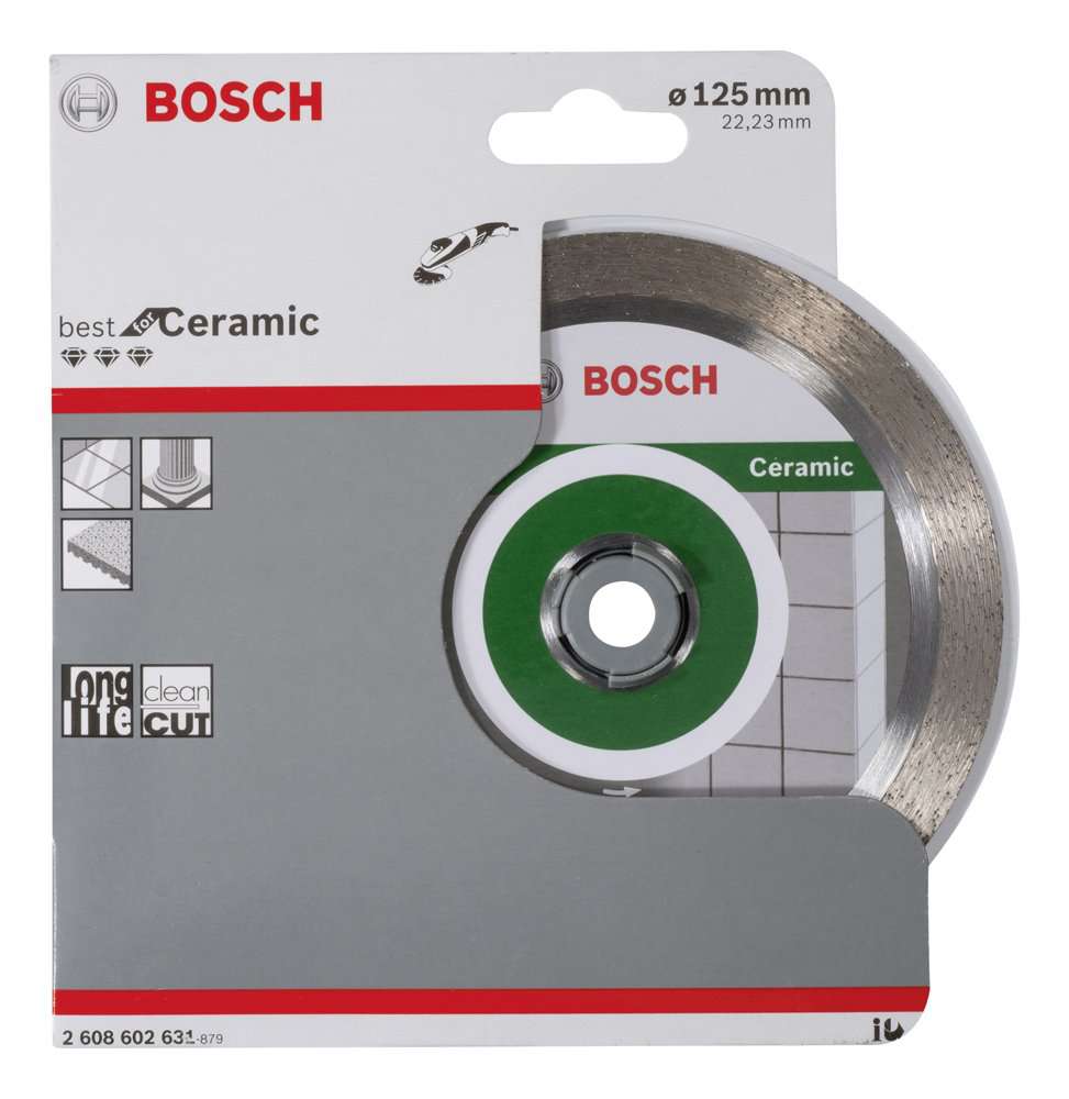 Bosch - Best Serisi Seramik İçin, Elmas Kesme Diski 125 mm