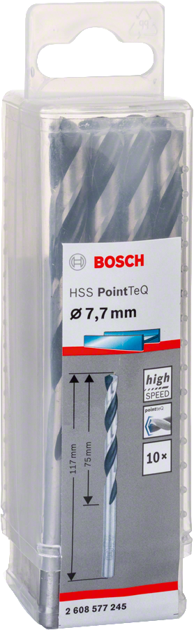 Bosch - HSS-PointeQ Metal Matkap Ucu 7,7 mm 10'lu