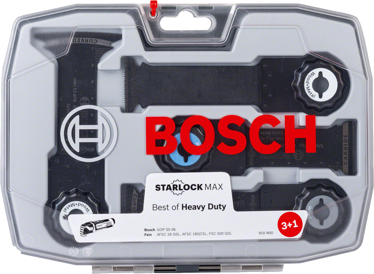 Bosch - Starlock Max - Best of Heavy Duty Set 4 Parça
