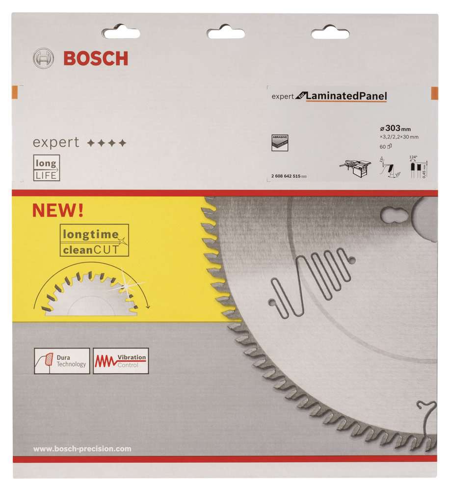 Bosch - Expert Serisi Lamine Panel için Daire Testere Bıçağı 303*30 mm 60 Diş