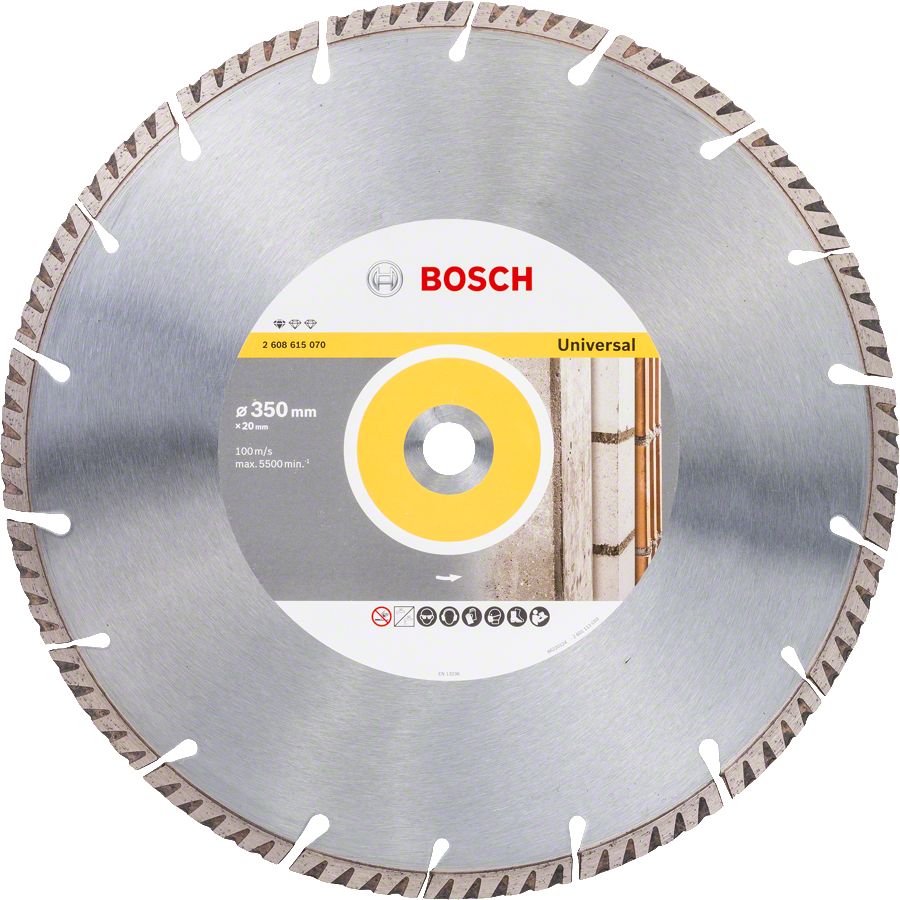 Bosch - Standard Seri Genel Yapı Malzemeleri ve Metal İçin Elmas Kesme Diski 350*20 mm