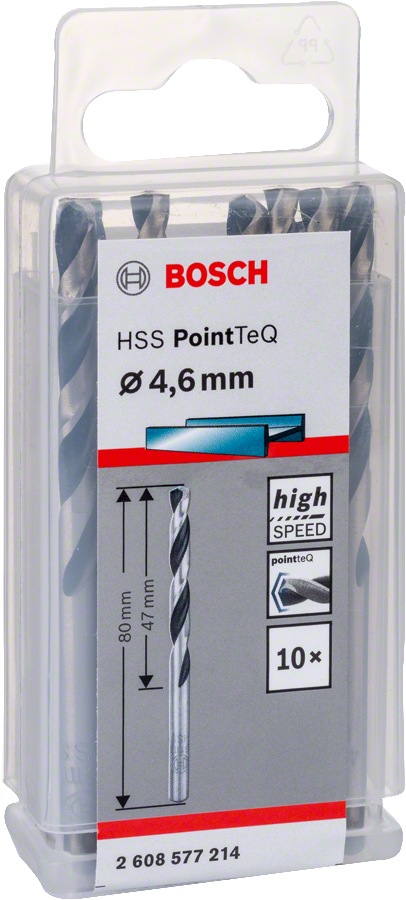 Bosch - HSS-PointeQ Metal Matkap Ucu 4,6 mm 10'lu