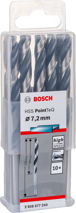 Bosch - HSS-PointeQ Metal Matkap Ucu 7,2 mm 10'lu