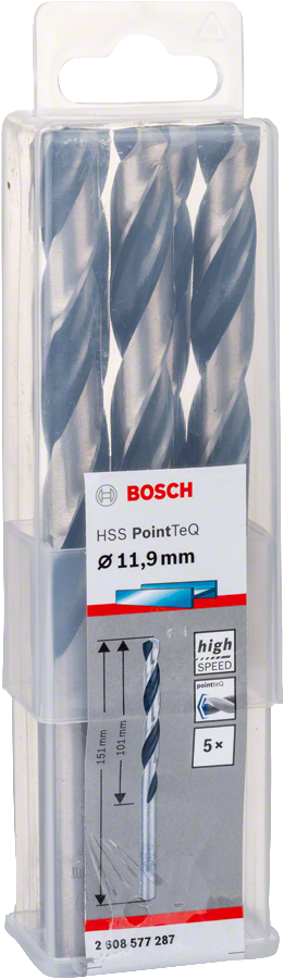 Bosch - HSS-PointeQ Metal Matkap Ucu 11,9 mm 5'li