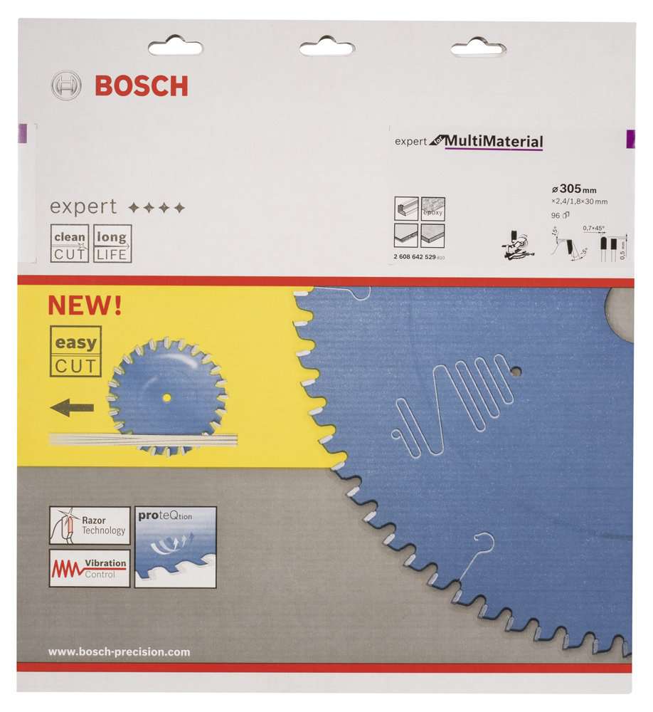 Bosch - Expert Serisi Çoklu Malzeme için Daire Testere Bıçağı 305*30 mm 96 Diş