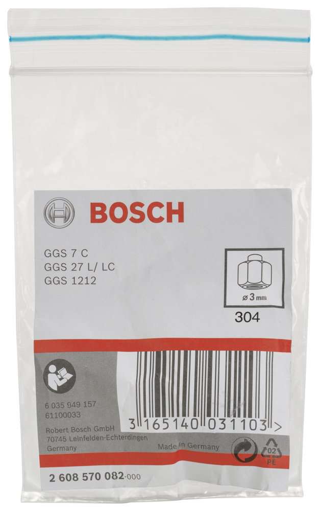 Bosch - GGS 7C-27 L/C Sıkma Somunlu Penset 3 mm