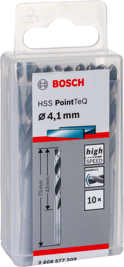 Bosch - HSS-PointeQ Metal Matkap Ucu 4,1 mm 10'lu