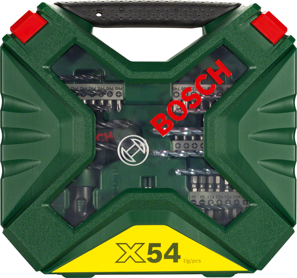 Bosch - X-Line 54 Parça Cırcır El Tornavidalı Karışık Aksesuar Seti