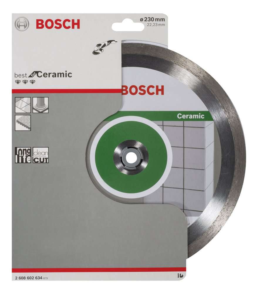 Bosch - Best Serisi Seramik İçin, Elmas Kesme Diski 230 mm