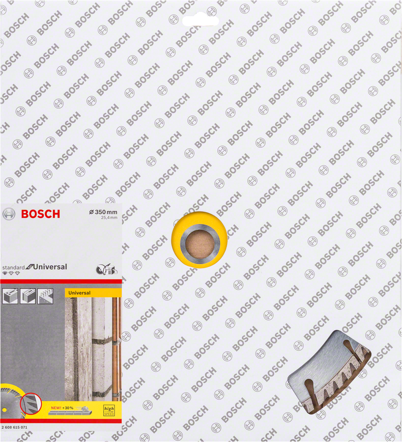 Bosch - Standard Seri Genel Yapı Malzemeleri ve Metal İçin Elmas Kesme Diski 350*25,4 mm