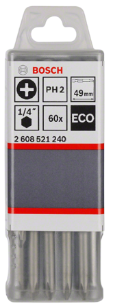Bosch - Eco PH2 Vidalama Ucu 49mm 60'lı