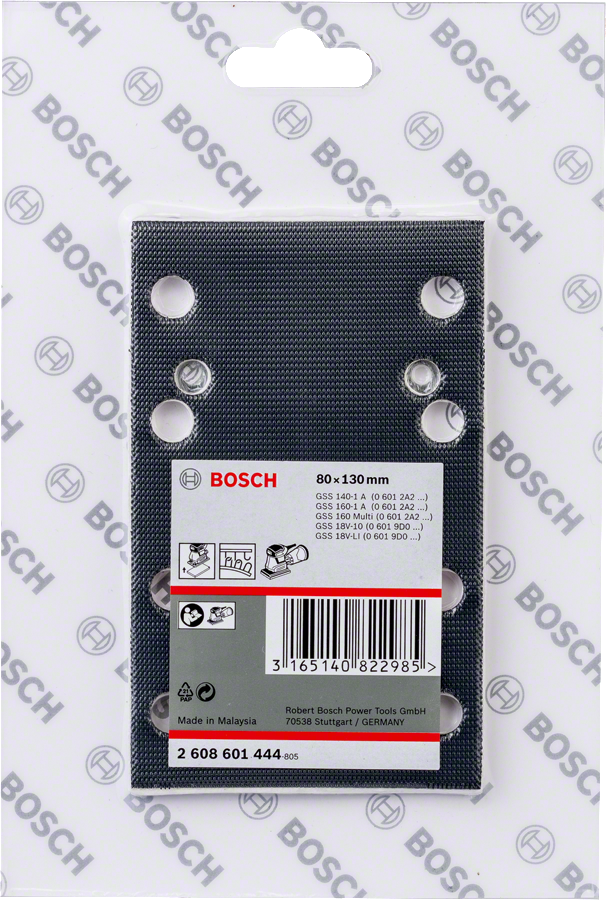 Bosch - Pıtrak Tutturmalı Zımpara Tabanı (80x130 mm)