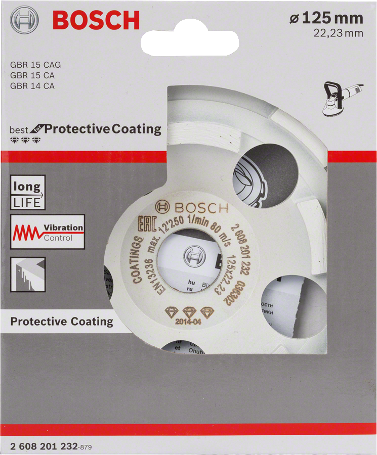 Bosch - Best Serisi Termoplastik Koruma Boyası Kazıma İçin Elmas Çamak Disk 125 mm