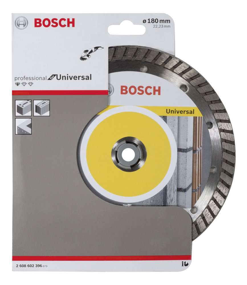 Bosch - Standard Seri Genel Yapı Malzemeleri İçin Turbo Segmanlı Elmas Kesme Diski 180 mm