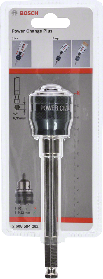 Bosch - Power Change Plus Uzatma Adaptörü 150 mm ve Ø 11 mm Şaft Girişli