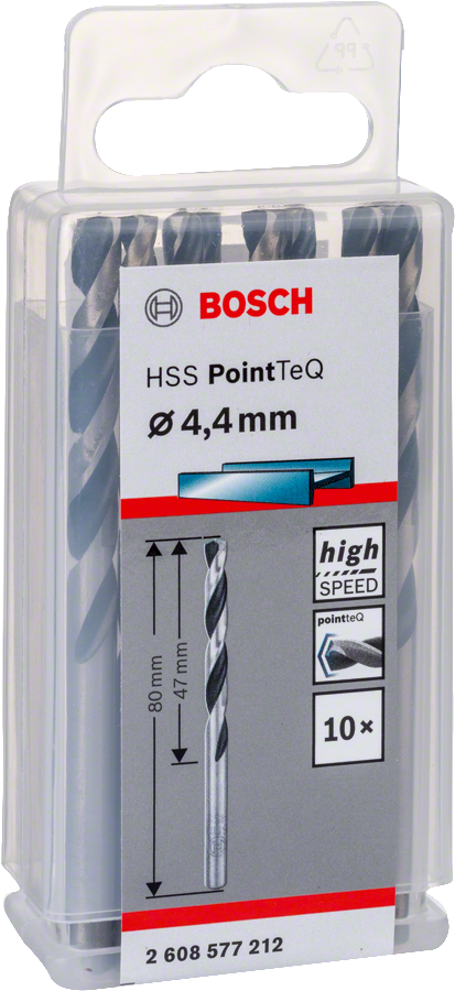 Bosch - HSS-PointeQ Metal Matkap Ucu 4,4 mm 10'lu