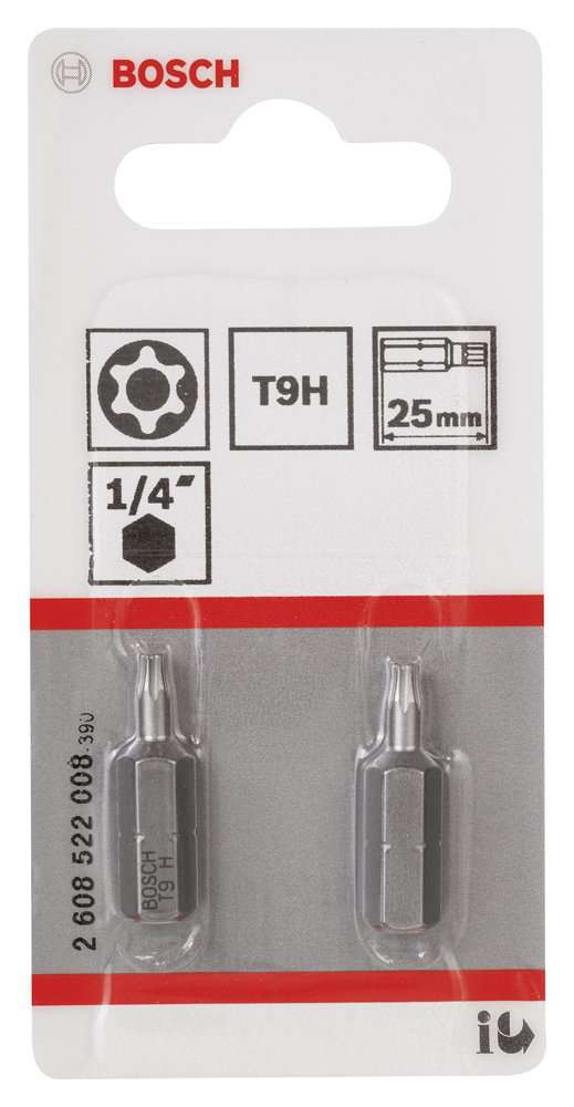 Bosch - Extra Hard Serisi Security-Torx® Vidalama Ucu T9H*25 mm 2'li
