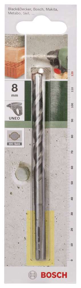 Bosch - SDS-Quick, Uneo için Beton Matkap Ucu 8*120 mm