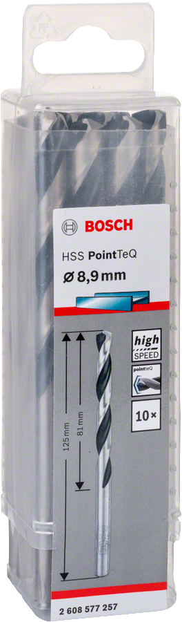 Bosch - HSS-PointeQ Metal Matkap Ucu 8,9 mm 10'lu