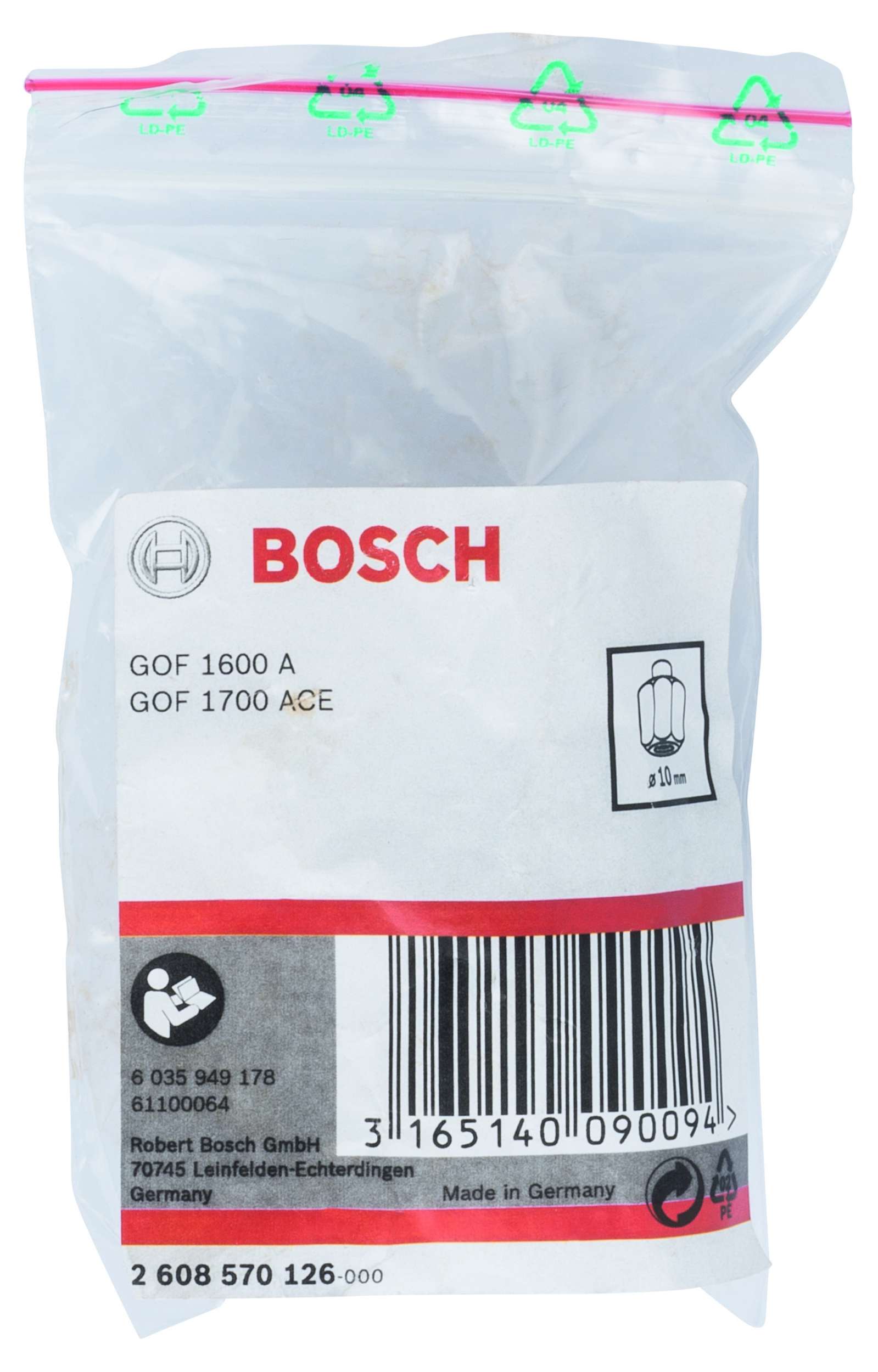 Bosch - 10 mm cap 27 mm Anahtar Genisligi Penset