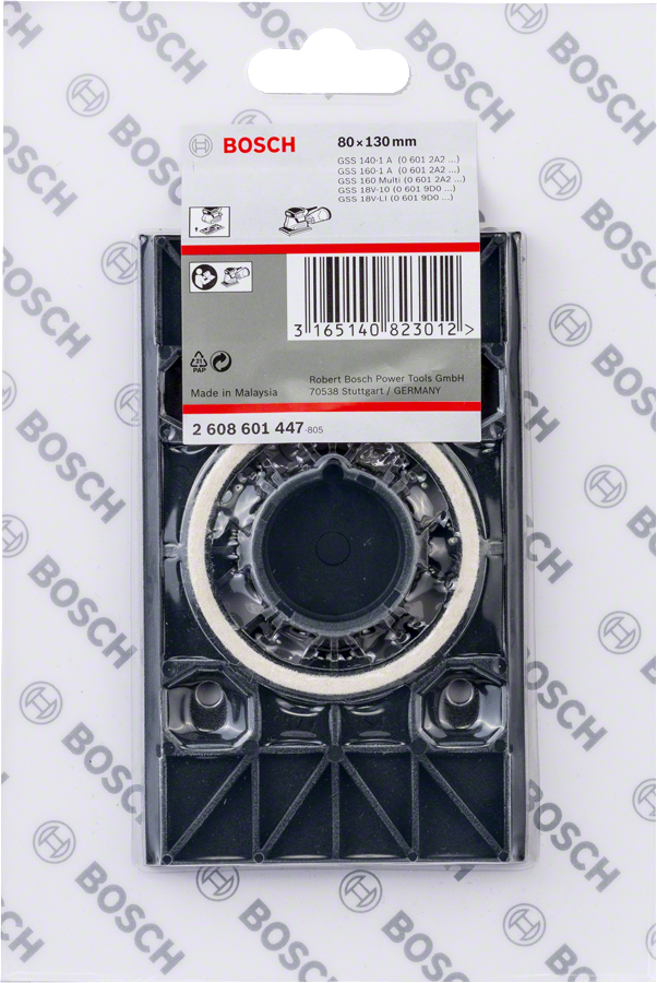 Bosch - Zımpara Tabanı için Döner Plaka (80x130 mm)