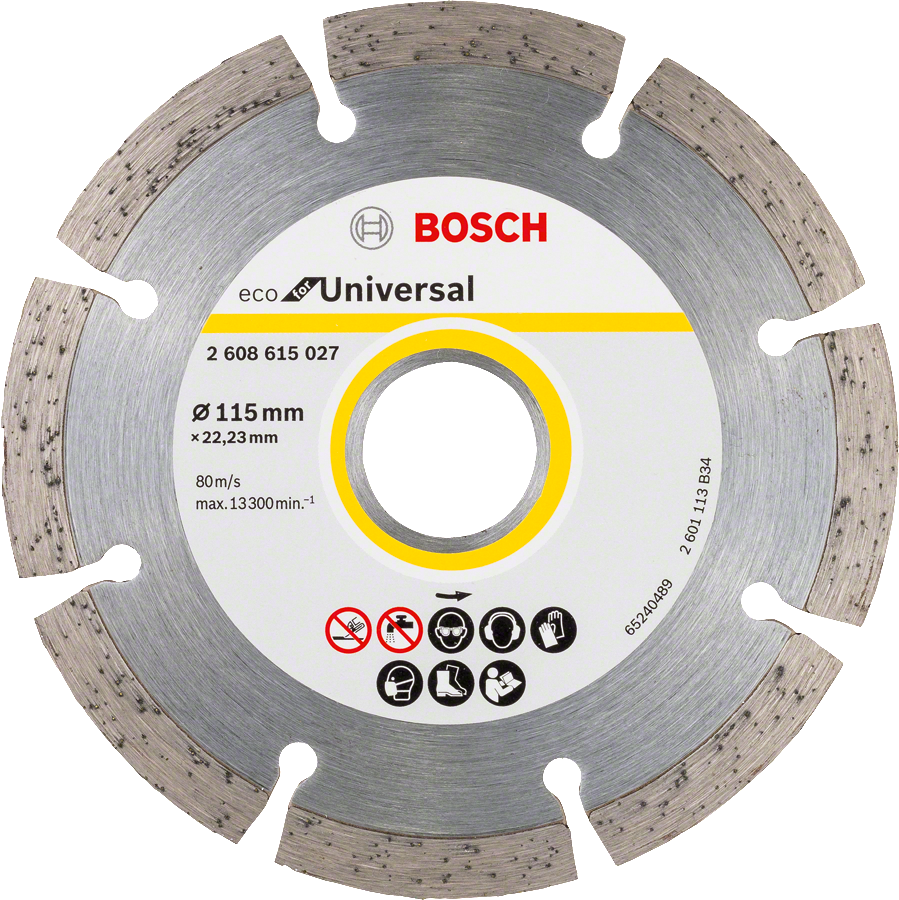 Bosch - Ekonomik Seri Genel Yapı Malzemeleri İçin Elmas Kesme Diski 115 mm