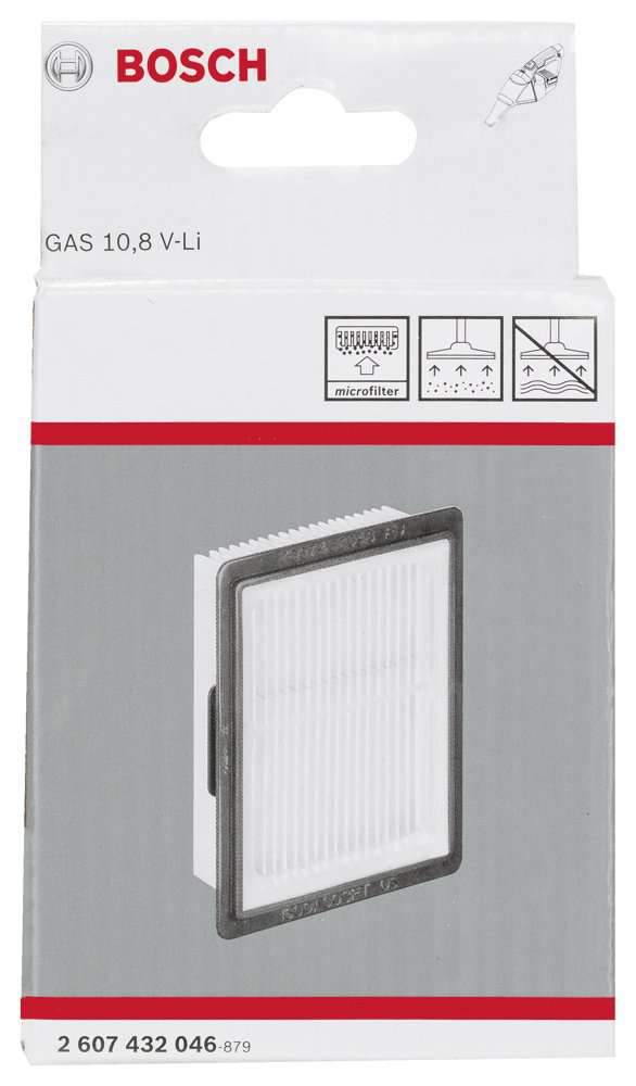 Bosch - Elektrikli Süpürgeler İçin Polyester kanallı filtre (GAS 12 V, EasyVac 12 için Uygun)