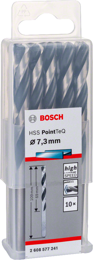 Bosch - HSS-PointeQ Metal Matkap Ucu 7,3 mm 10'lu