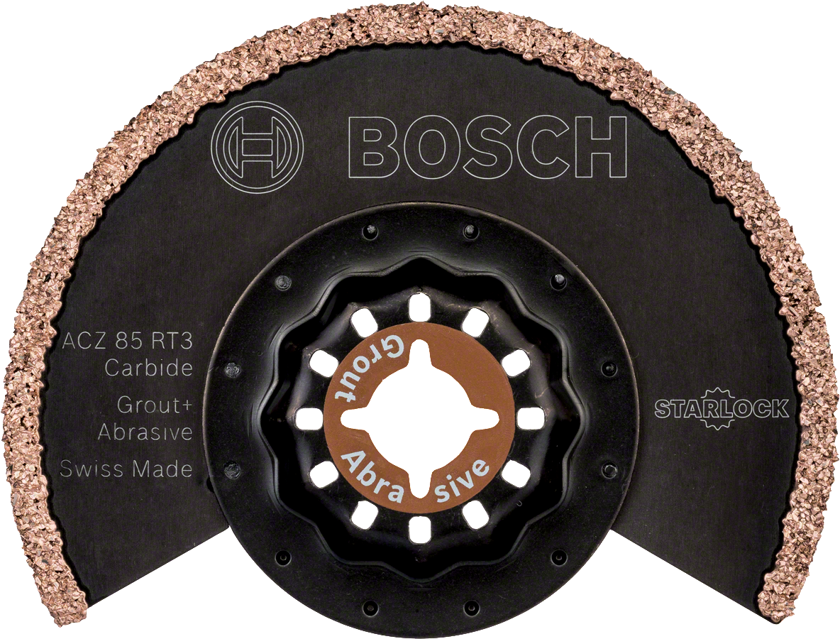 Bosch - Starlock - ACZ 85 RT3 - Carbide RIFF Zımpara Uçlu Segman Testere Bıçağı 30 Kum Kalınlığı 10'lu