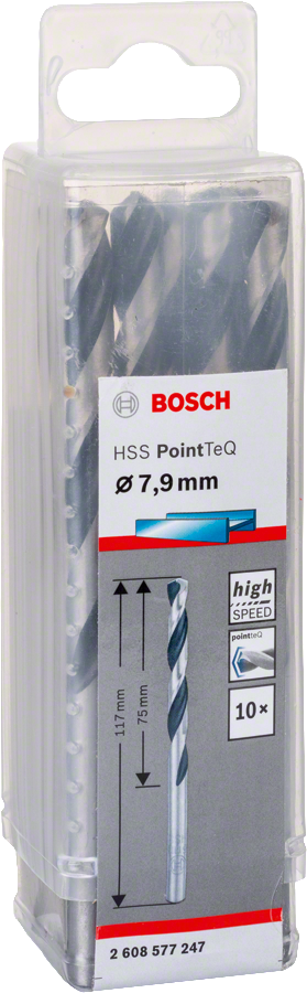 Bosch - HSS-PointeQ Metal Matkap Ucu 7,9 mm 10'lu