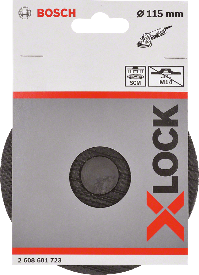 Bosch - X-LOCK - SCM Merkez Delikli Taban 115 mm