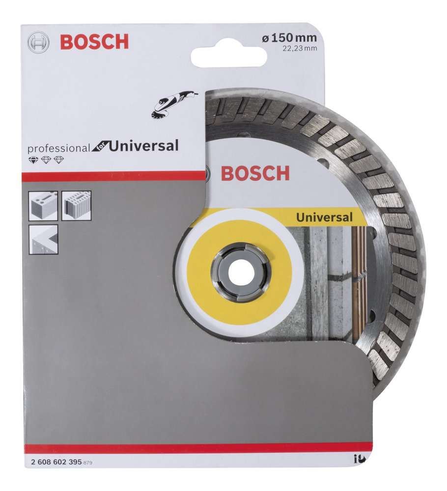 Bosch - Standard Seri Genel Yapı Malzemeleri İçin Turbo Segmanlı Elmas Kesme Diski 150 mm