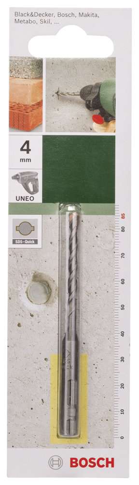 Bosch - SDS-Quick, Uneo için Beton Matkap Ucu 4*85 mm