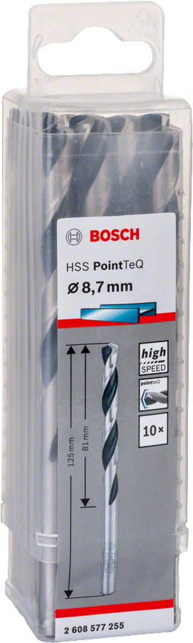 Bosch - HSS-PointeQ Metal Matkap Ucu 8,7 mm 10'lu