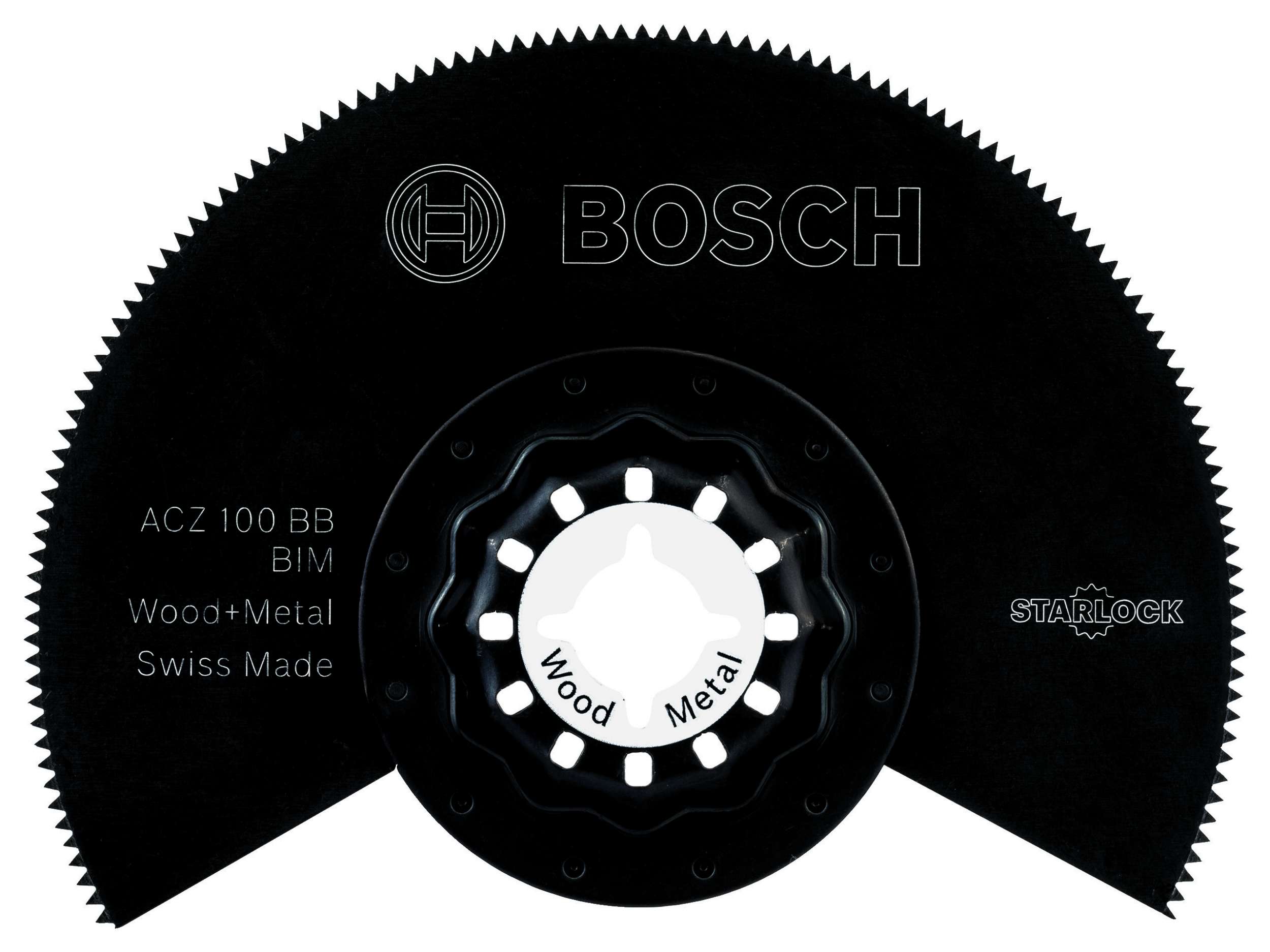 Bosch - Starlock - ACZ 100 BB - BIM Ahşap ve Metal İçin Segman Testere Bıçağı, Bombeli 1'li