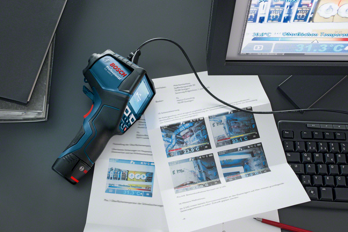 Bosch GIS 1000 C Professional Isı ve Nem Dedektörü