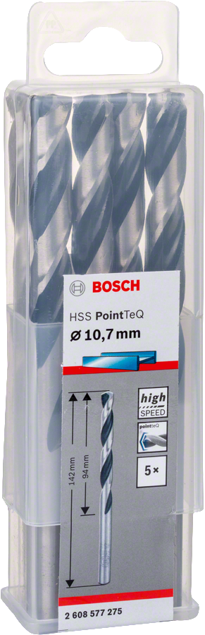 Bosch - HSS-PointeQ Metal Matkap Ucu 10,7 mm 5'li