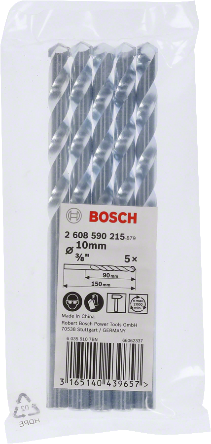 Bosch - cyl-1 Serisi, Beton Matkap Ucu 10*150 mm 5'li Paket