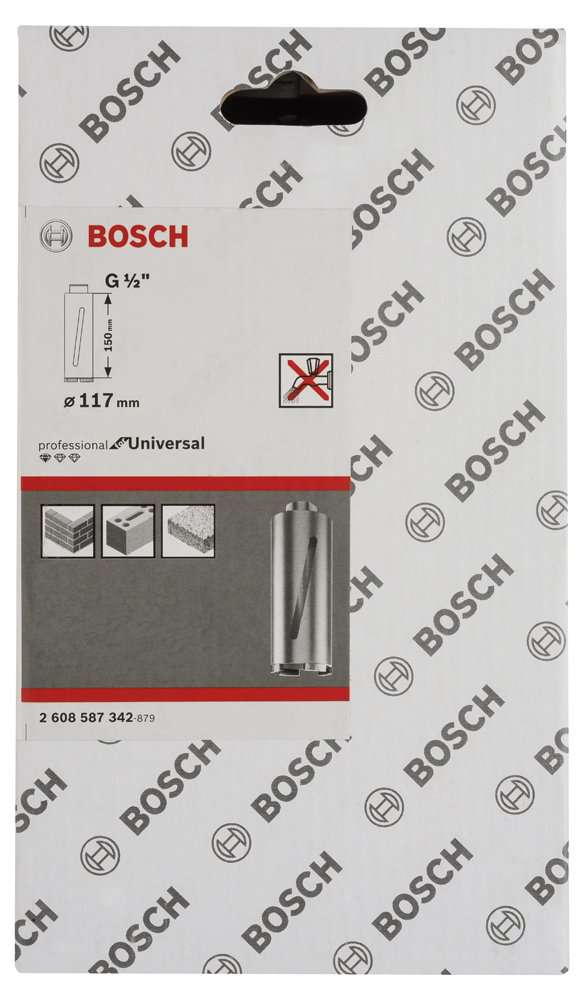 Bosch - Standard Seri G 1/2'' Girişli Kuru Karot Ucu 117*150 mm