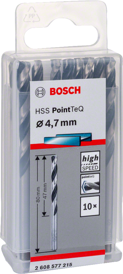Bosch - HSS-PointeQ Metal Matkap Ucu 4,7 mm 10'lu