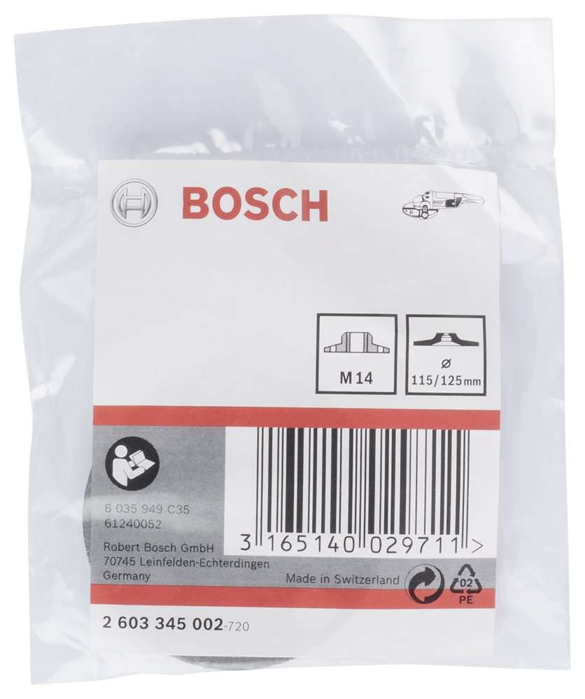 Bosch - 115/125 mm M14 Flanş Dişli Somun