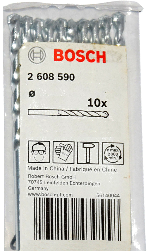 Bosch - cyl-1 Serisi, Beton Matkap Ucu 3*60 10'lu Paket