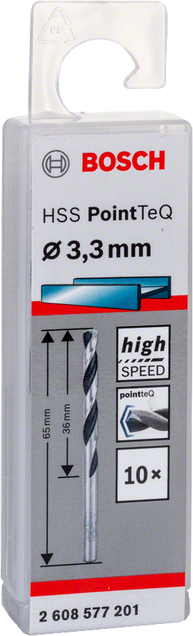 Bosch - HSS-PointeQ Metal Matkap Ucu 3,3 mm 10'lu