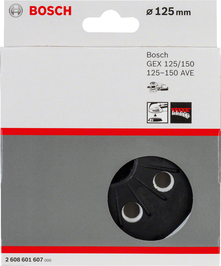 Bosch - 125 mm Zımpara Tabanı Orta Sertlikte (GEX)