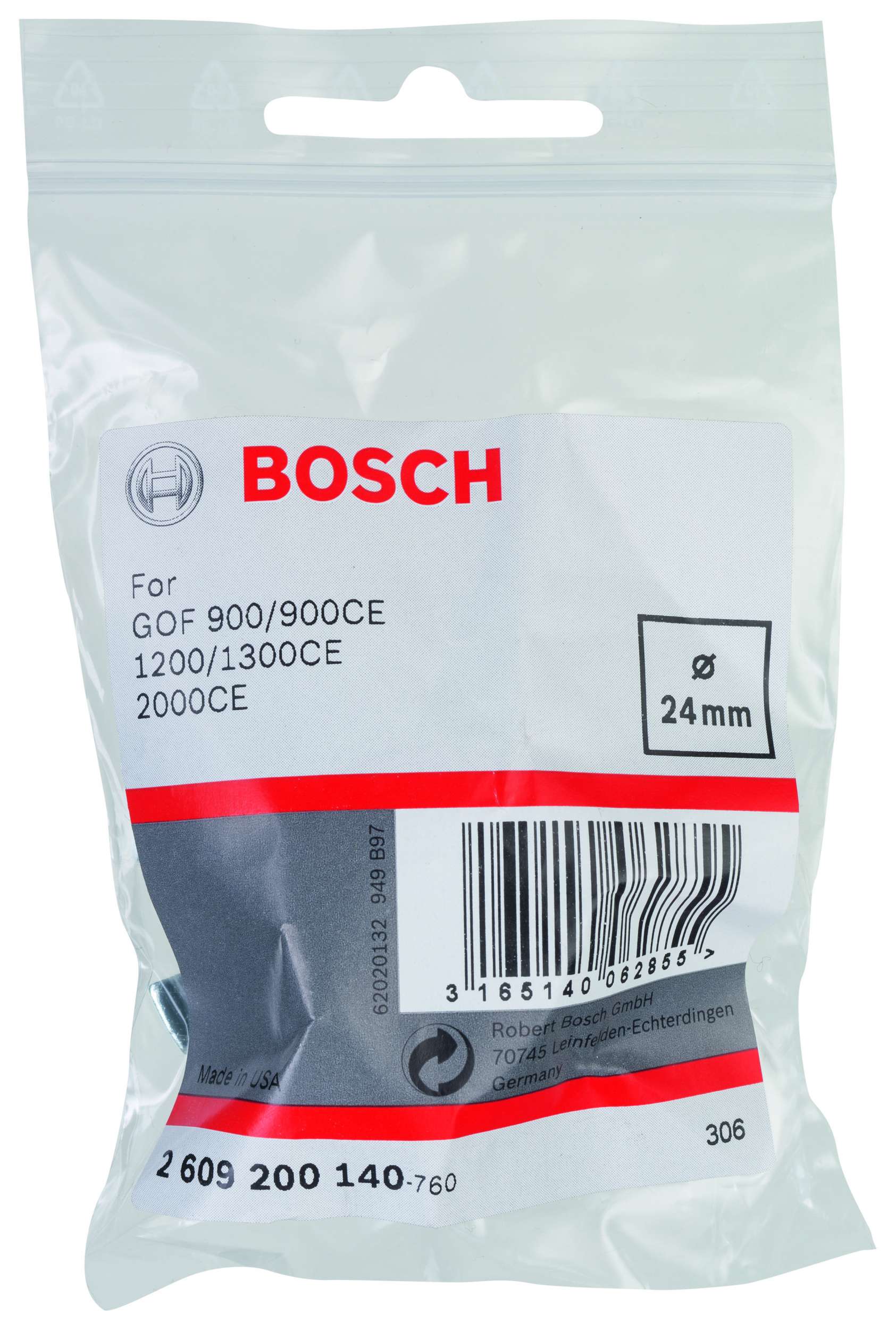 Bosch - Freze Kopyalama Sablonu 24 mm