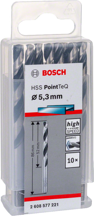 Bosch - HSS-PointeQ Metal Matkap Ucu 5,3 mm 10'lu