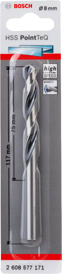 Bosch - HSS-PointeQ Metal Matkap Ucu 8,0 mm