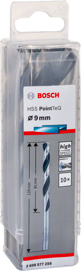 Bosch - HSS-PointeQ Metal Matkap Ucu 9,0 mm 10'lu