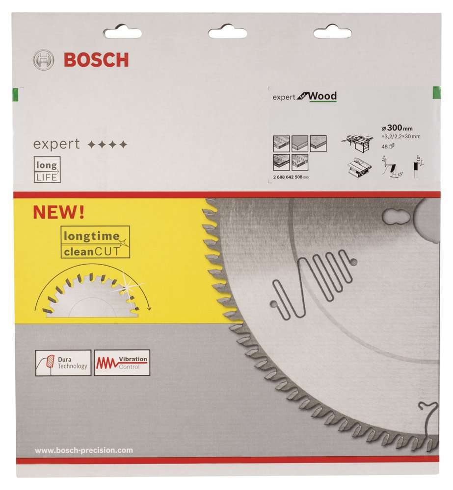 Bosch - Expert Serisi Ahşap için Daire Testere Bıçağı 300*30 mm 48 Diş