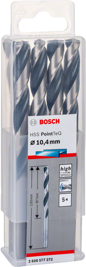 Bosch - HSS-PointeQ Metal Matkap Ucu 10,4 mm 5'li